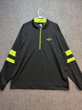 AHEAD Extreme LPGA International Mens XXL Black 1/4 Zip Golf Pullover